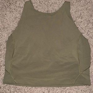 Lululemon Olive Green Align High-Neck Tank Top Women’s Size 8.